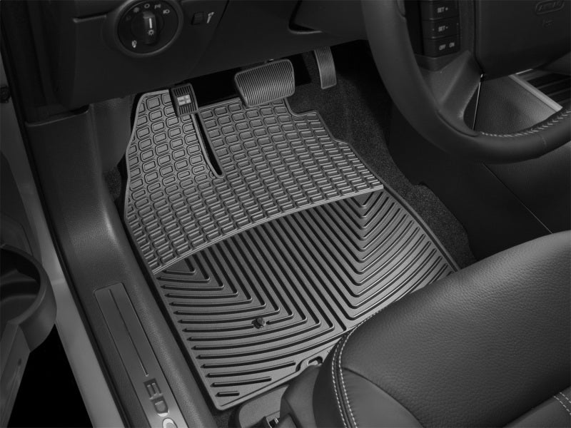 WeatherTech 07-12 Ford Edge Front Rubber Mats - Black