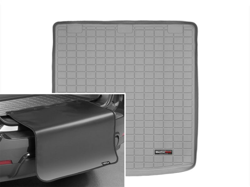 WeatherTech 09-14 Volkswagen Jetta SportWagen Cargo Liner w/ Bumper Protector - Grey