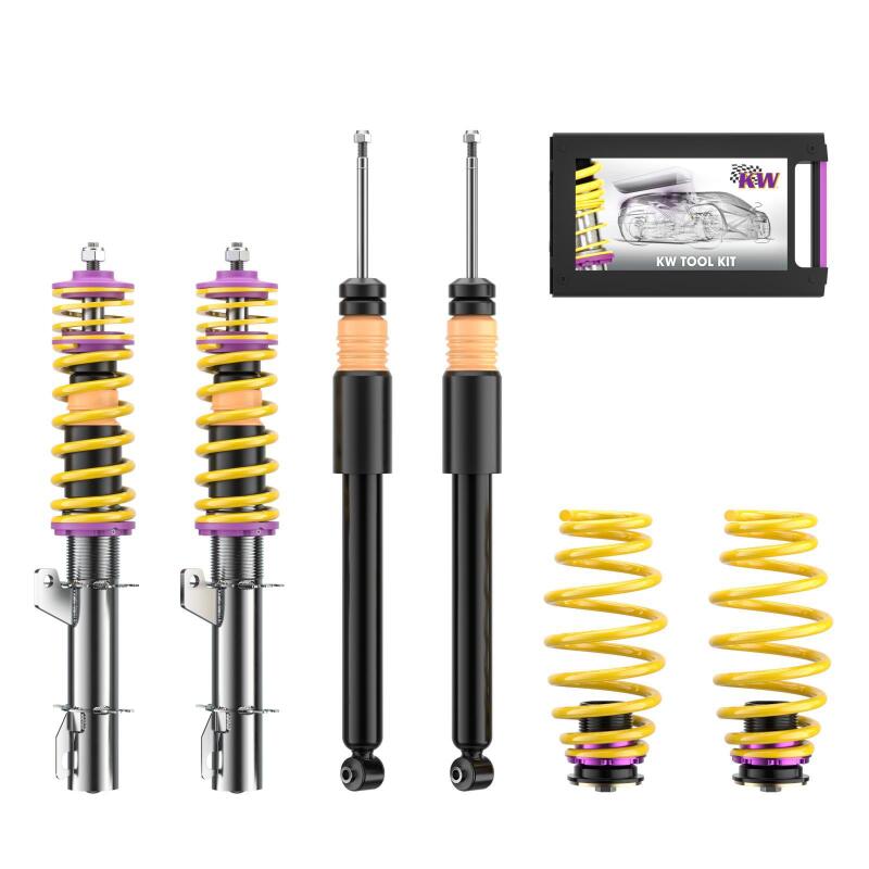 KW Coilover Kit V1 Audi TT (TTC TTR) Coupe + Roadster; FWD; all engines