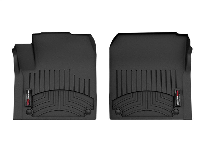 WeatherTech 2018+ Volvo VNL/VNR-Series (Auto Trns/VNR Dsl) Front FloorLiner (Vinyl Floors) - Black