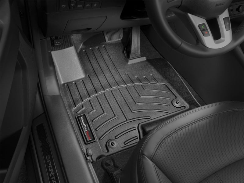 WeatherTech 10-13 Hyundai Tucson Front FloorLiner - Black
