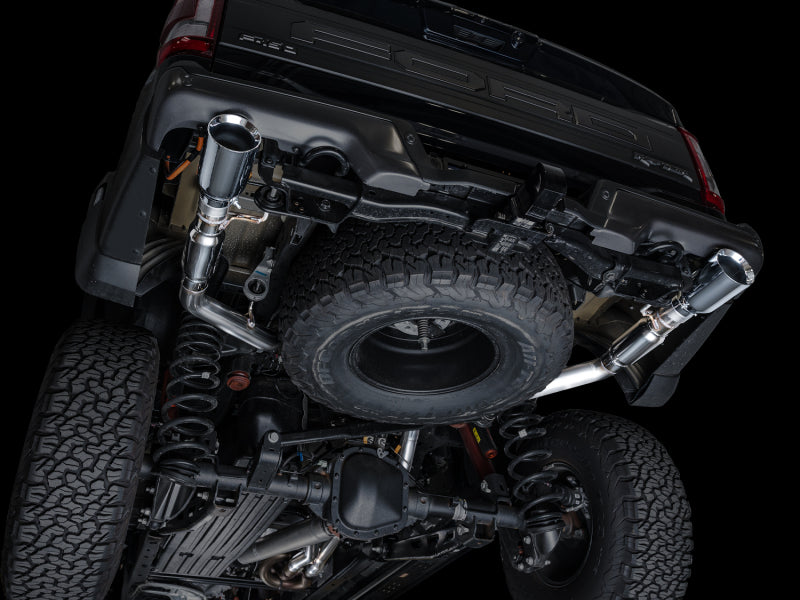 AWE Tuning Gen 3 Raptor SwitchPath Exhaust - Chrome Silver Tips