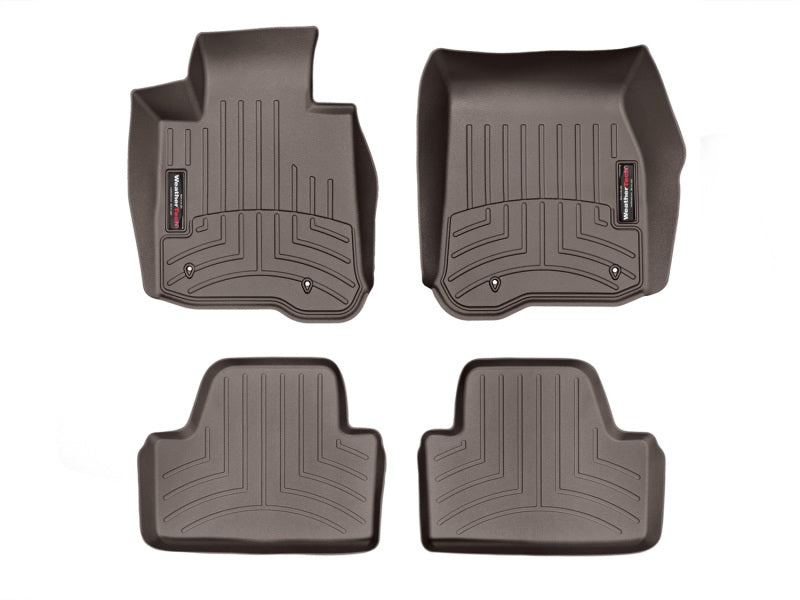 WeatherTech 2014+ BMW 4-Series Front + Rear FloorLiner - Cocoa