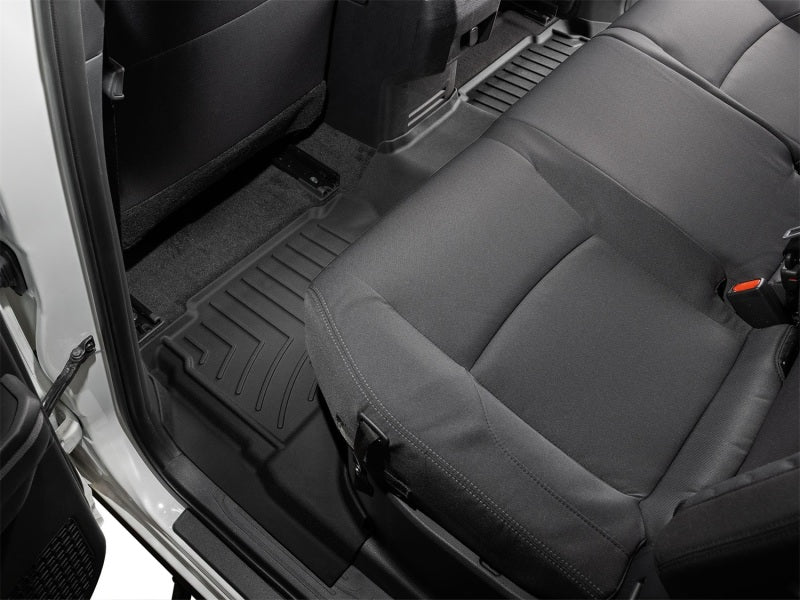 WeatherTech 2024 Toyota Tacoma DC Auto Rear FloorLiner HP - Black
