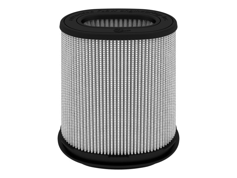 aFe Magnum FLOW Pro DRY S Air Filter 6.75x4.75 Flange 8.25x6.25 Base (Mt2) 7.25x5 Top 8.5 Height