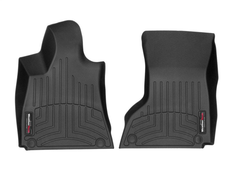 WeatherTech 2016+ Maserati Quattroporte Front FloorLiner - Black (2 Grommet Style)