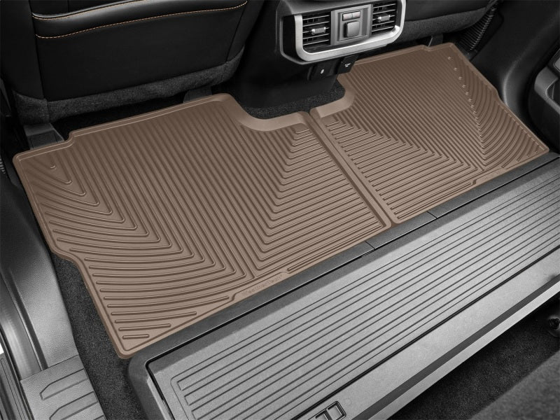 WeatherTech 2021+ Ford F-150 SuperCrew/Raptor Rear Rubber Mats - Tan