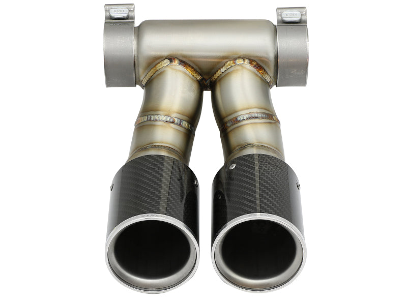 aFe Power 13-14 Porsche Cayman S / Boxster S Carbon Fiber Exhaust Tip Upgrade