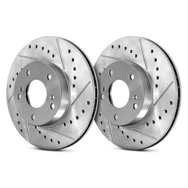 StopTech Select Sport 06-15 Dodge Charger/ 05-15 Chrysler 300 Slotted/Drilled Left Rear Brake Rotor