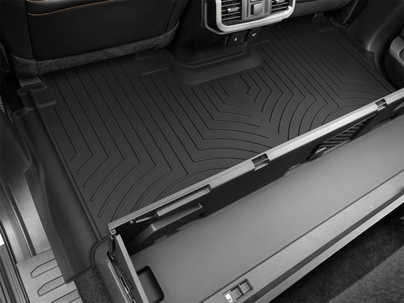 WeatherTech 2021+ Ford F150 Raptor / Supercrew Rear FloorLiner HP - Black