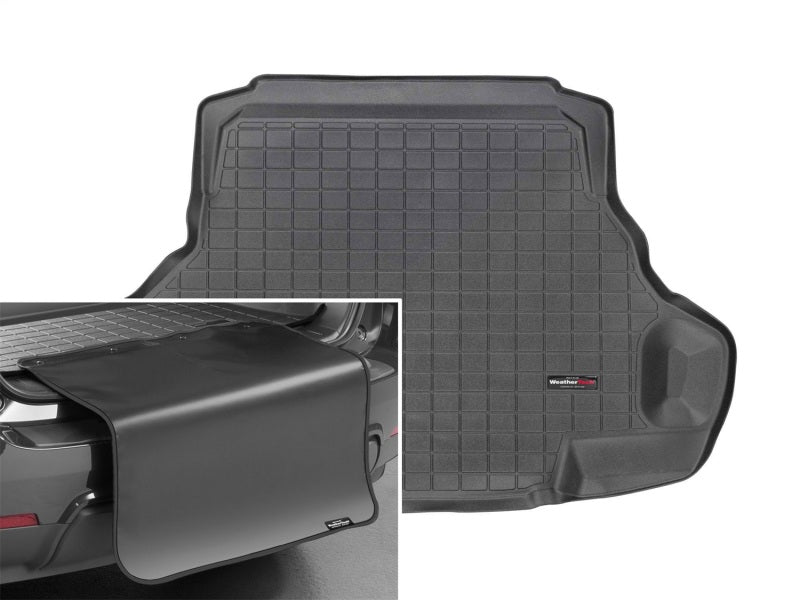WeatherTech 2013+ Lexus ES Cargo With Bumper Protector - Black