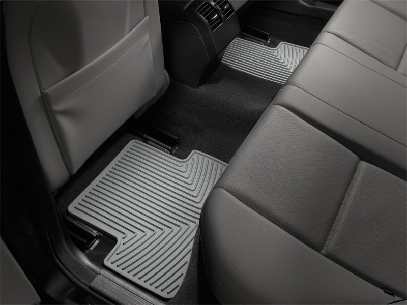 WeatherTech 08-11 Mercedes-Benz C-Class (W204) Rear Rubber Mats - Grey