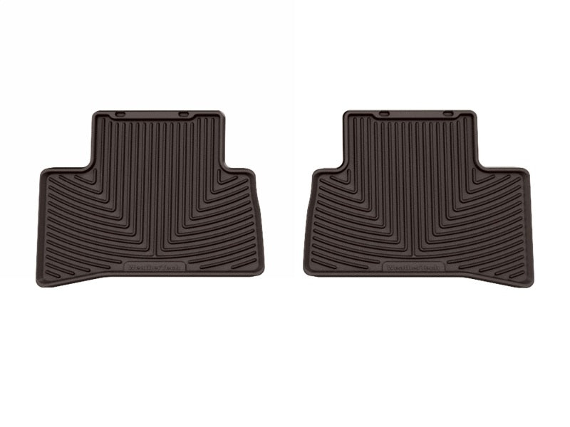 WeatherTech 22-26 Toyota Corolla Cross 2nd Row Rear All-Weather Floor Mats - Black