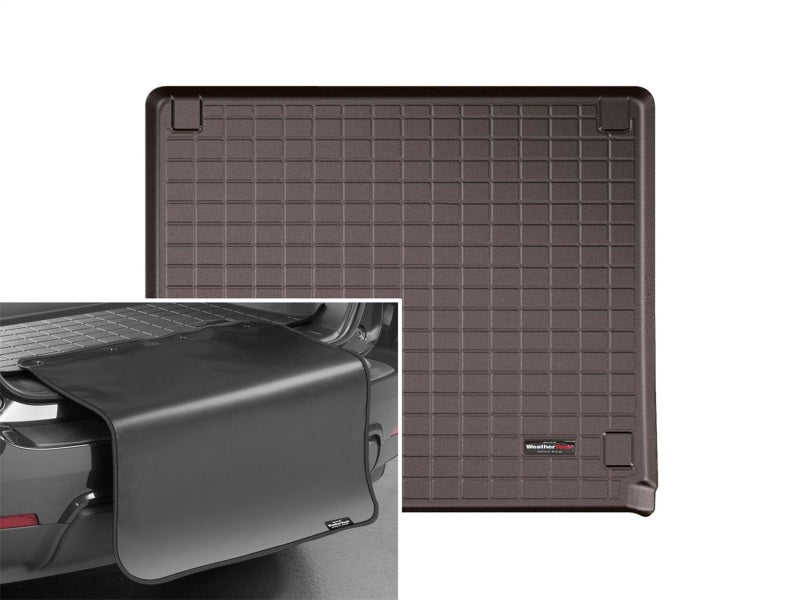 WeatherTech 2011+ Volkswagen Touareg Cargo With Bumper Protector - Cocoa