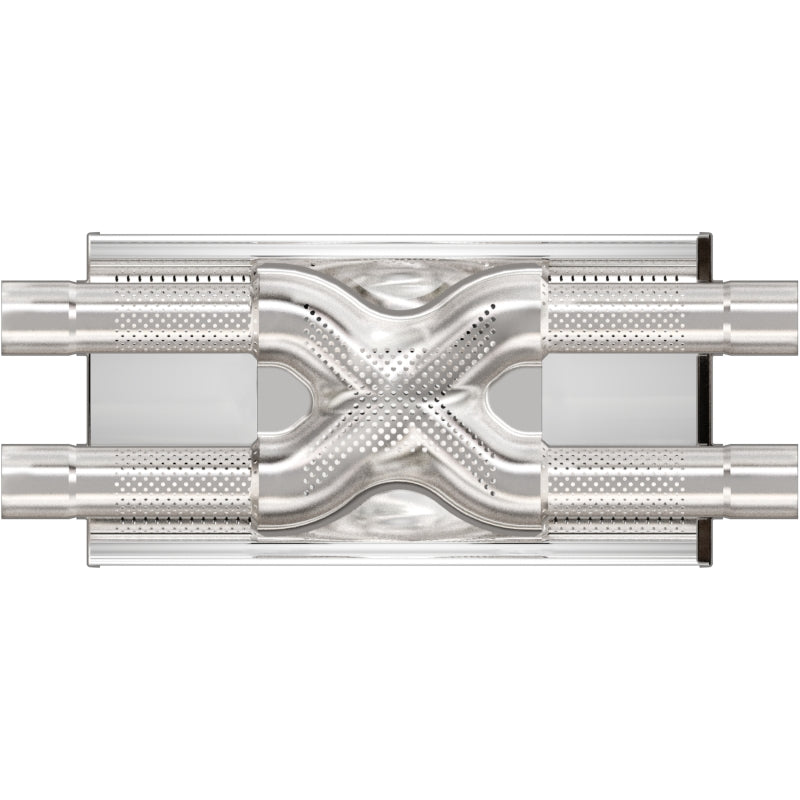 MagnaFlow Muffler Mag SS 18X5X8 2.5 D/D