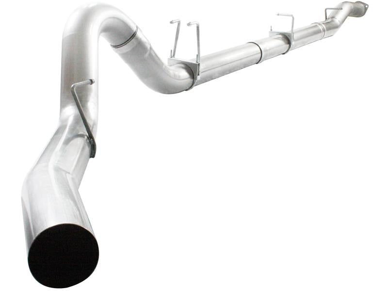 aFe Atlas Exhaust 5in DPF-Back Al Steel 2016 Nissan Titan XD V8-5.0L Polished Tip