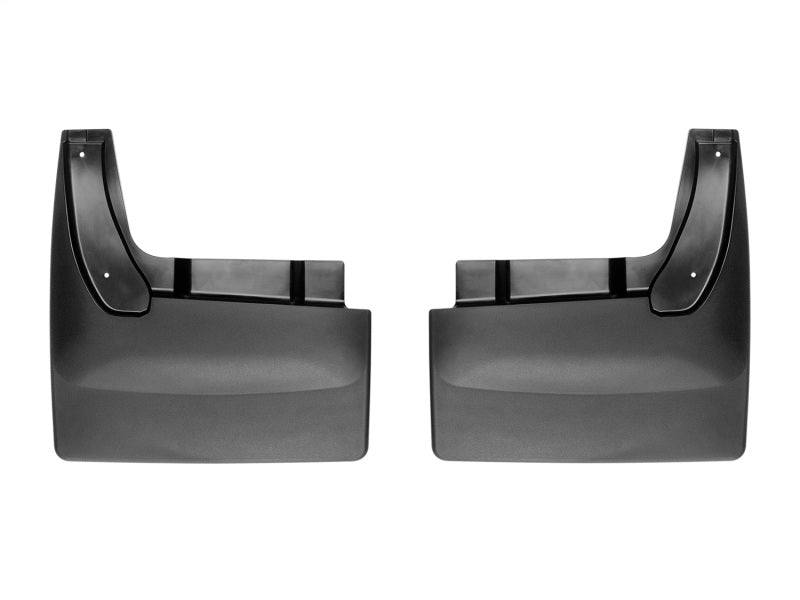 WeatherTech 10-18 Dodge Ram 3500 Dually w/o Fender Flares No Drill Mudflaps - Black