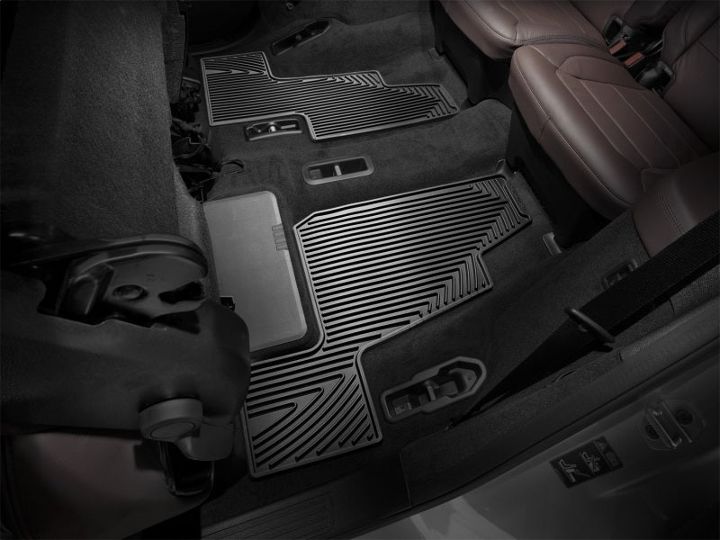 WeatherTech 13+ Mercedes-Benz GL-Class Rear Rubber Mats - Black