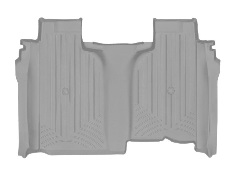 WeatherTech 2019+ Chevrolet Silverado 1500 Rear FloorLiner - Grey