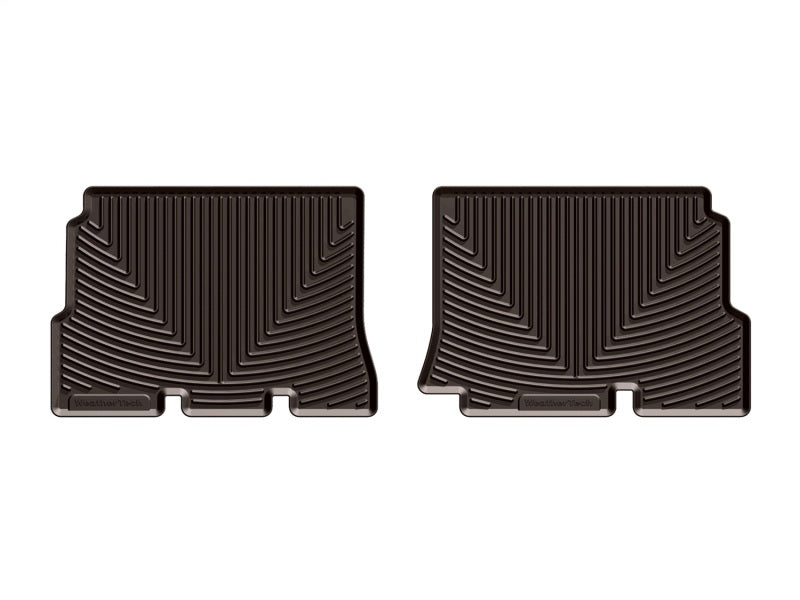 WeatherTech 2014-2016 Jeep Wrangler Rear Rubber Mats - Black