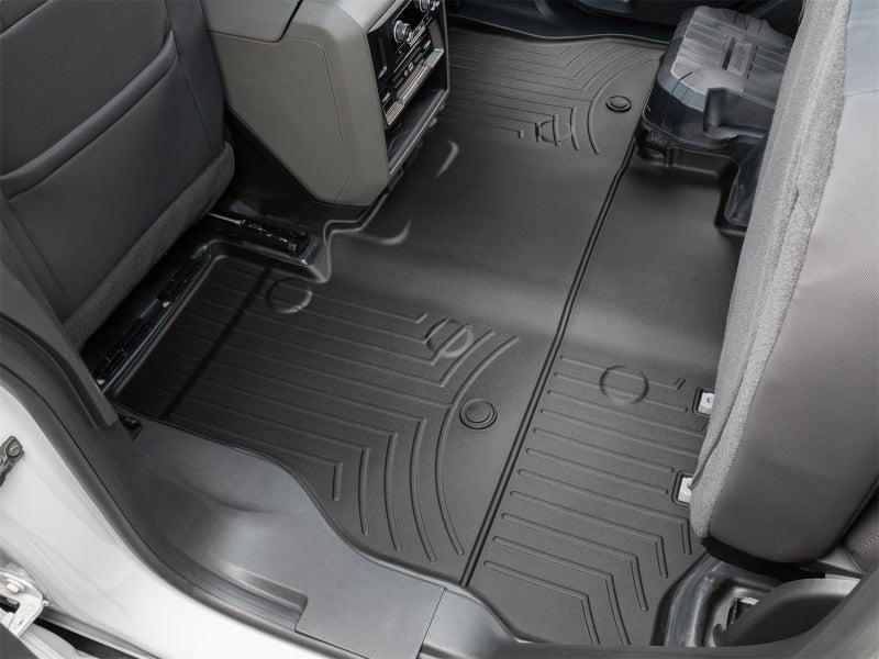 WeatherTech 2022 GMC Hummer EV Pickup Rear FloorLiner (For Vinyl Floors) - Black