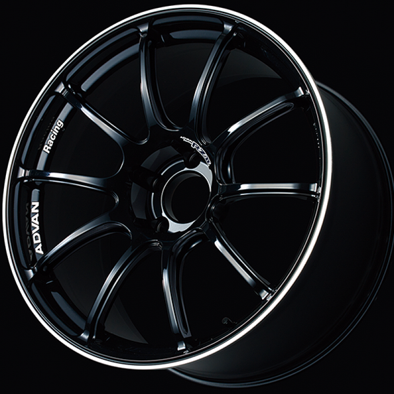 Advan RZII 15x6.0 / +45 Offset / 4x100 / 63mm Bore / Racing Gloss Black and Ring