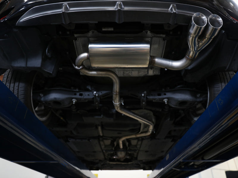 aFe POWER Takeda 2in to 2-1 304 SS Cat-Back Exhaust w/ Polished Tips 11-17 Lexus CT200h 1.8L