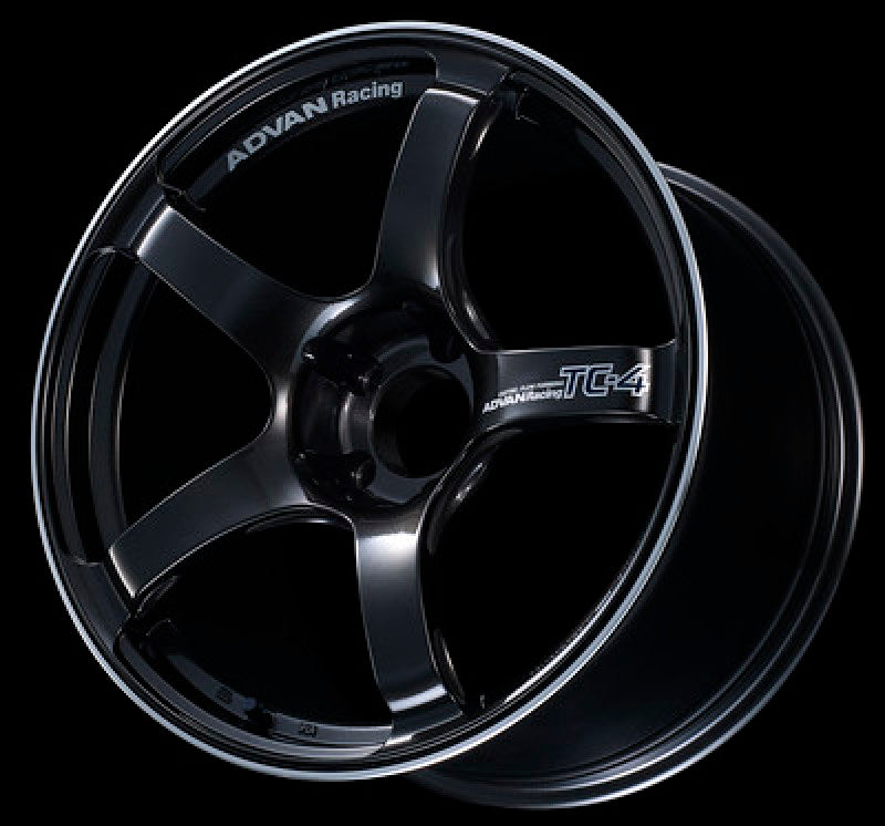 Advan TC4 17x7.5 +43 5x112 Black Gunmetallic and Ring Wheel