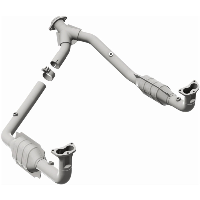 MagnaFlow DF Cat. Conv 97 Land Rover Defender 90 4.0L Y-Pipe Assy / 96-99 Discovery 4.0L Y-Pipe Assy