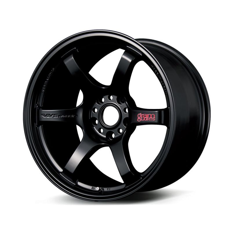 Gram Lights 57DR 18x8.5 +37 5x108 Semi Gloss Black Wheel (Min Order Qty 20)