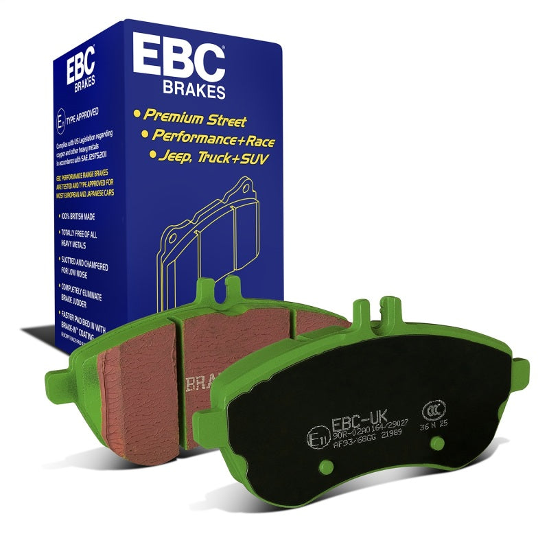 EBC 12-14 Mercedes-Benz C250 (W204) 1.8 Turbo Greenstuff Front Brake Pads