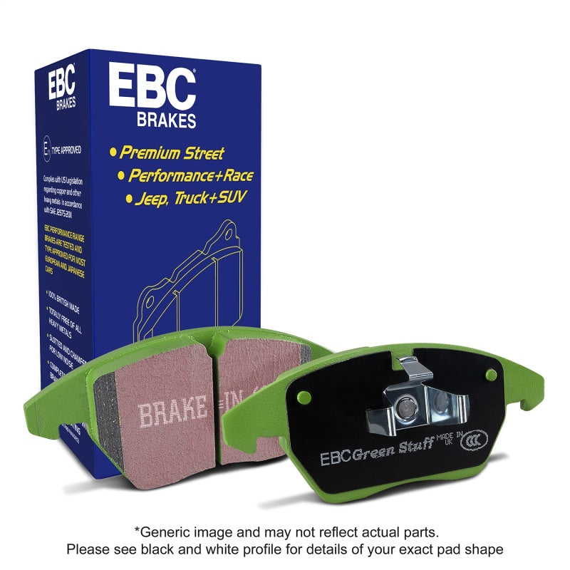 EBC 12+ Ford C-Max 2.0 Hybrid Greenstuff Front Brake Pads