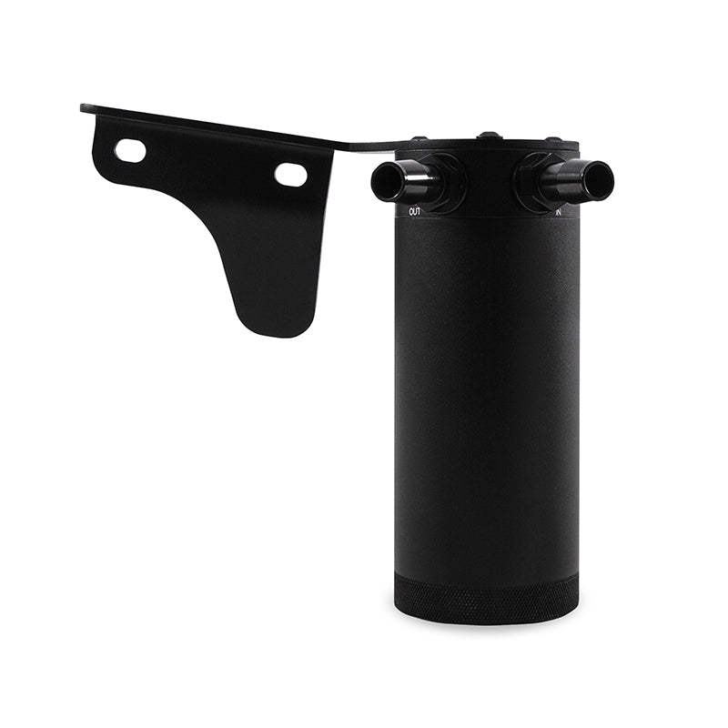 Mishimoto 07-13 Mazda Mazdaspeed3 Baffled Oil Catch Can Kit - Black (PCV Side)