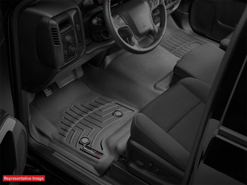 WeatherTech 25-26 Lincoln Navigator 2nd Row Rear FloorLiner 2pc - Black