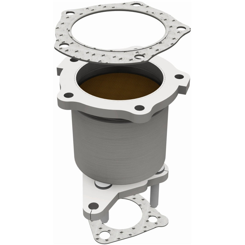 MagnaFlow Direct Fit Catalytic Converter 98 Mazda Protege Front