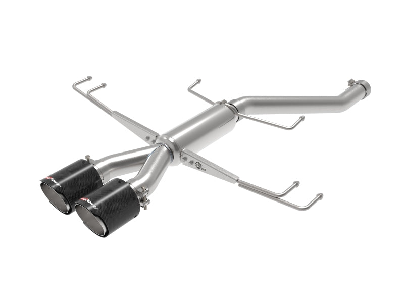 aFe Takeda 2.5in 304SS Axle-Back Exhaust System 17-19 Honda Civic Type R L4-2.0L (t)