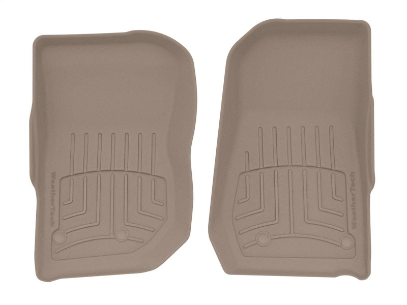 WeatherTech 14-17 Jeep Wrangler Front FloorLiner HP - Tan