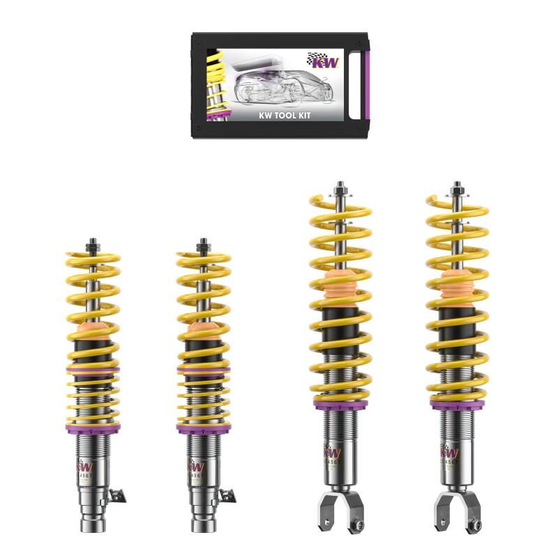 KW Coilover Kit V3 Honda Civic CRX; Coupe Hatchback Sedan w/ rear lower fork mounts