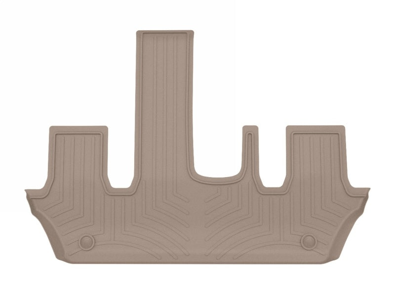 WeatherTech 2025 Nissan Armada/Infiniti QX80 2nd Row Bucket w/Mini Console Rear FloorLiner - Tan