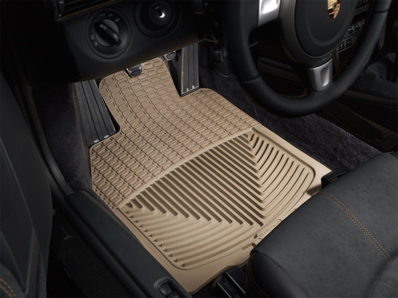WeatherTech 05-11 Porsche 911 (997) Front Rubber Mats - Tan