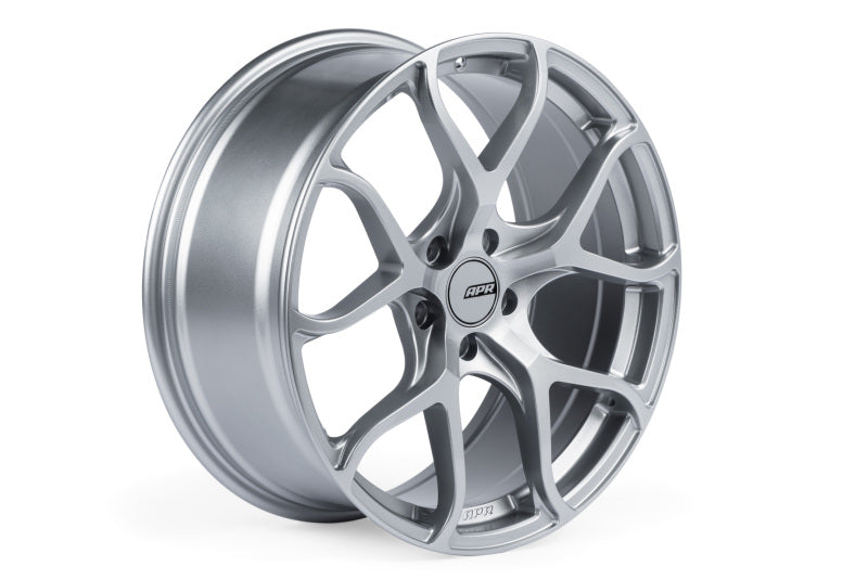 APR A01 Flow Formed - 19x8.5 - 5x112 - ET45 - 66.5mm Center Bore - Hyper Silver Wheel