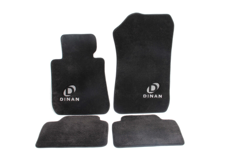 Dinan 10-15 BMW 750i xDrive Signature Floor Mats Black w/ Silver Logo - Set of 4