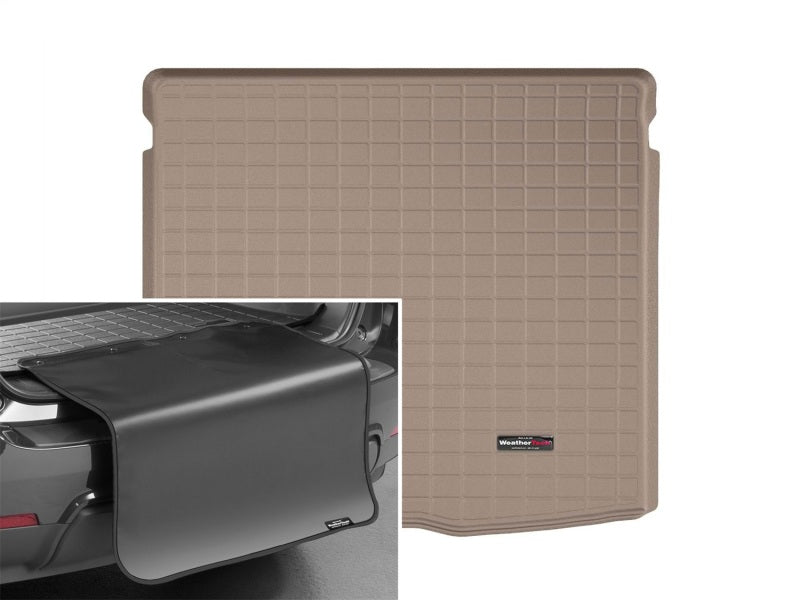 WeatherTech 2020+ Mercedes-Benz GLE-Class Cargo With Bumper Protector - Tan