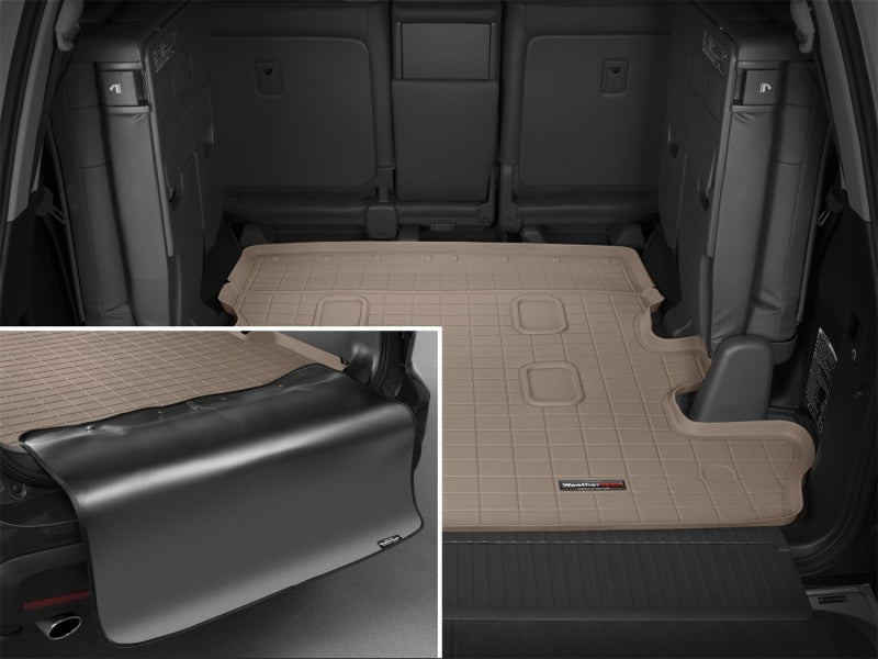 WeatherTech 08-15 Lexus LX570 Cargo Liner w/ Bumper Protector - Tan