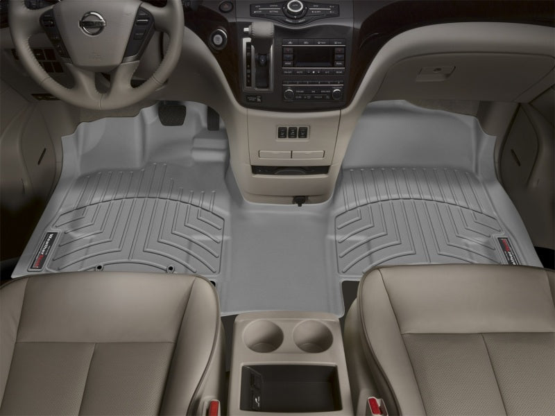 WeatherTech 11+ Nissan Quest Front Floorliner OTH - Grey
