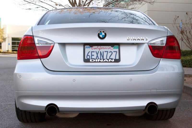 Dinan 07-11 BMW 335i/335xi (E90) Free Flow Axleback Exhaust System - Black Tips