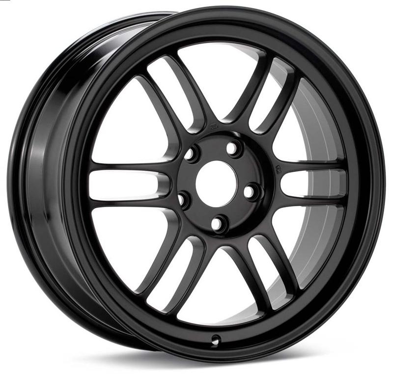 Enkei RPF1 15x7 4x100 35mm Offset 73mm Bore Black Wheel
