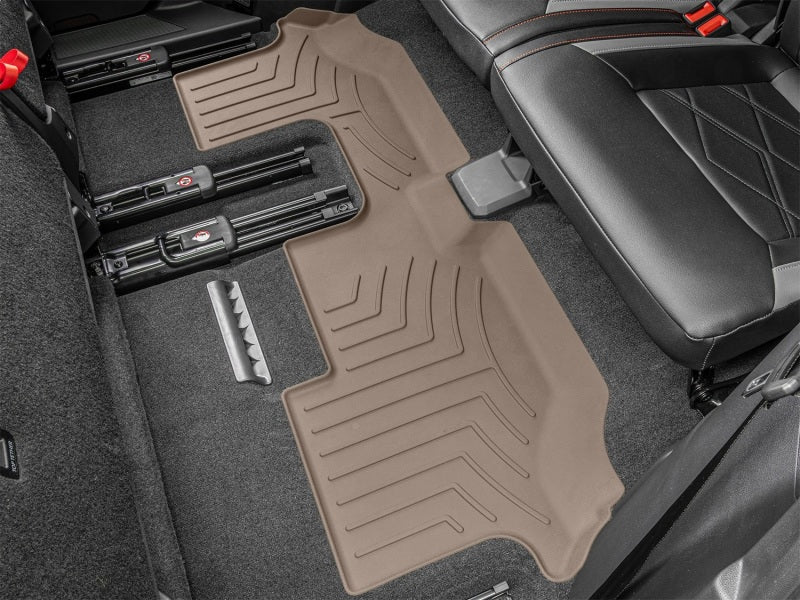 WeatherTech 2019+ Volkswagen Atlas 2nd Row Bench Rear FloorLiner HP - Tan