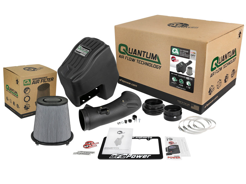 aFe Quantum Pro DRY S Cold Air Intake System 11-16 Ford Powerstroke V8-6.7L - Dry