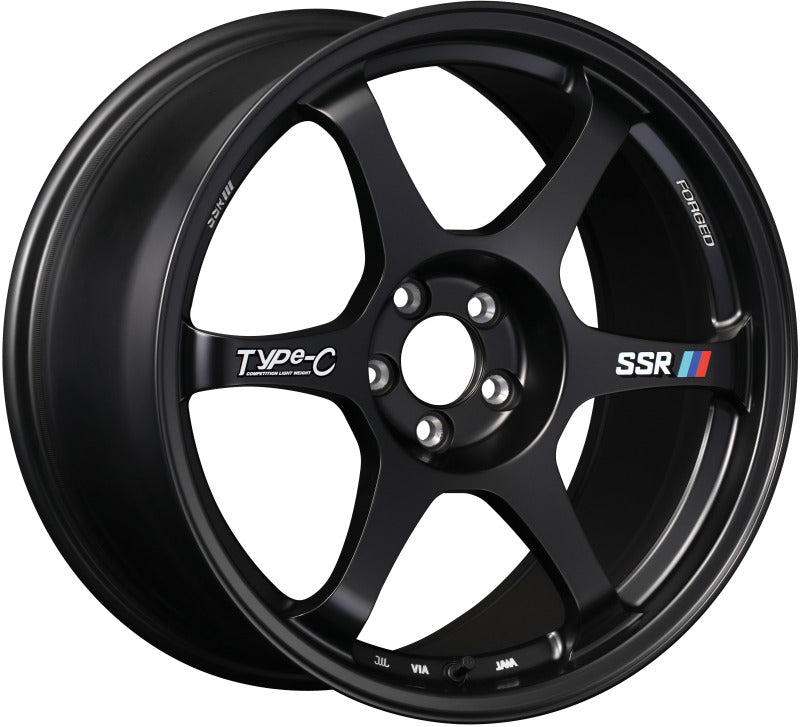 SSR Type-C Forged 18x8.5 +44 5/112 - Sprint Black Wheel